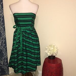 Anthro | Moulinette Soeurs Grosgrain Striped Dress